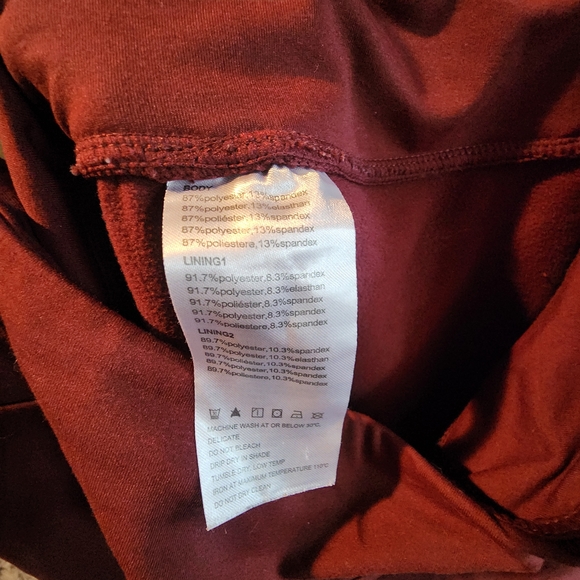 Baleaf Women's Red Track Pants - Picture 2 of 3